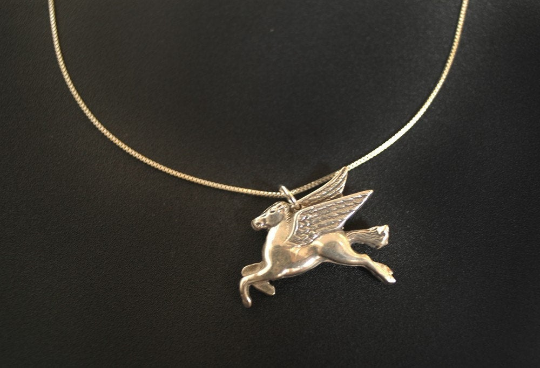 Winged Horse Pegasus "Mobil" Pendant