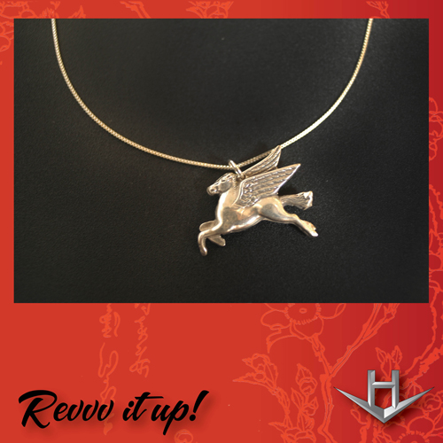 Winged Horse Pegasus "Mobil" Pendant - Image 3