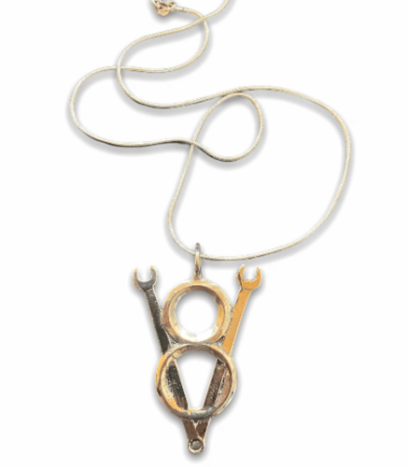 V8 Wrench Emblem Necklace - Image 3