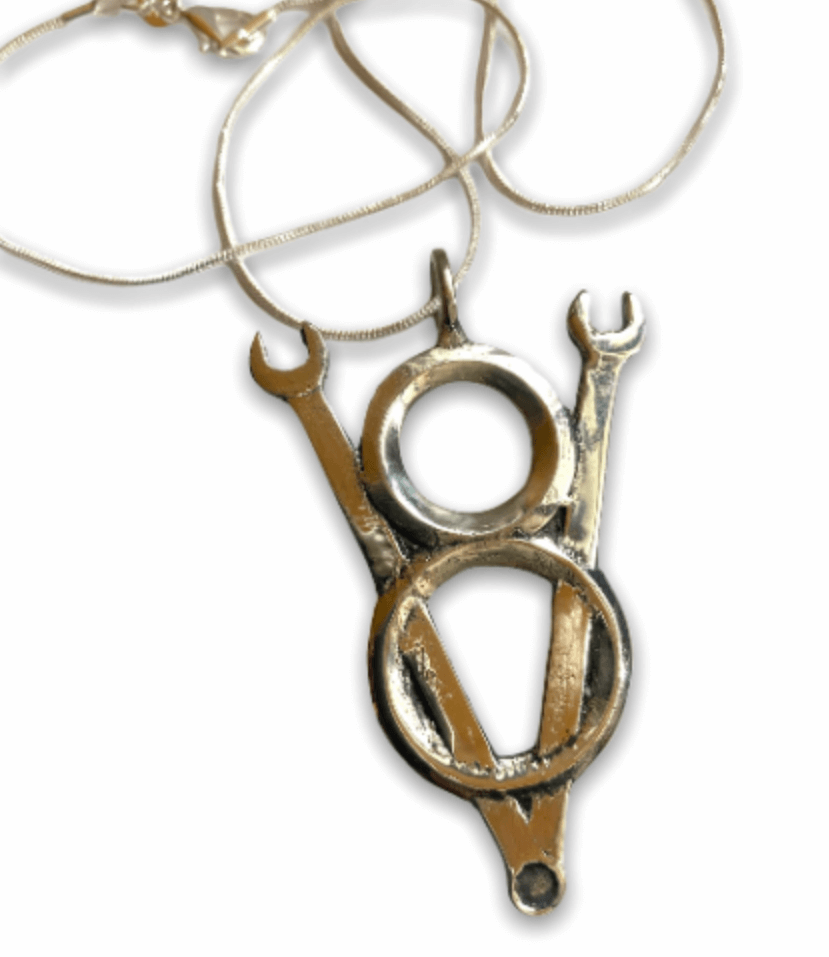 V8 Wrench Emblem Necklace - Image 2