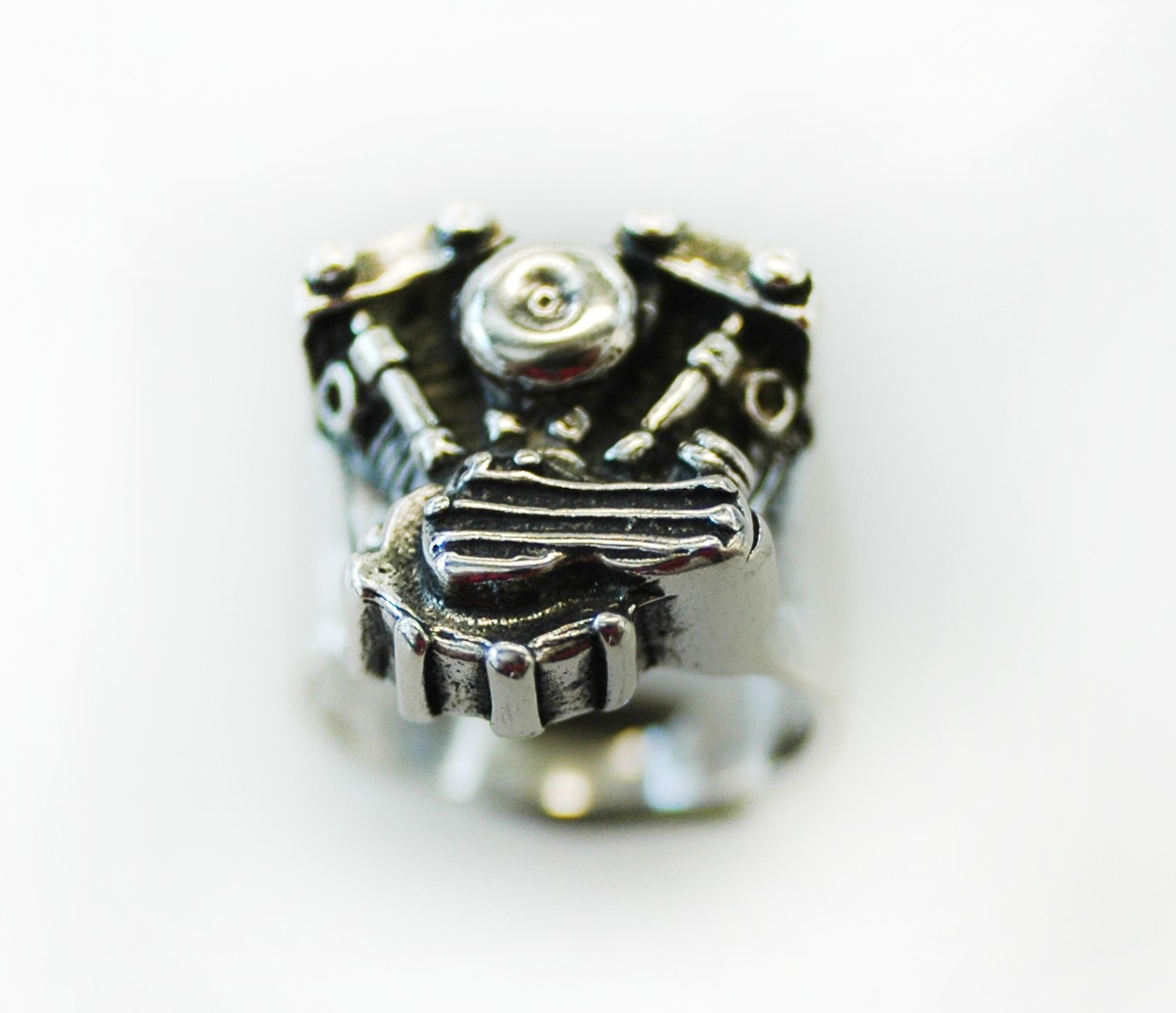 Knucklehead Engine Motorcycle Ring HI Octane Jewelry Hot Rod Rings