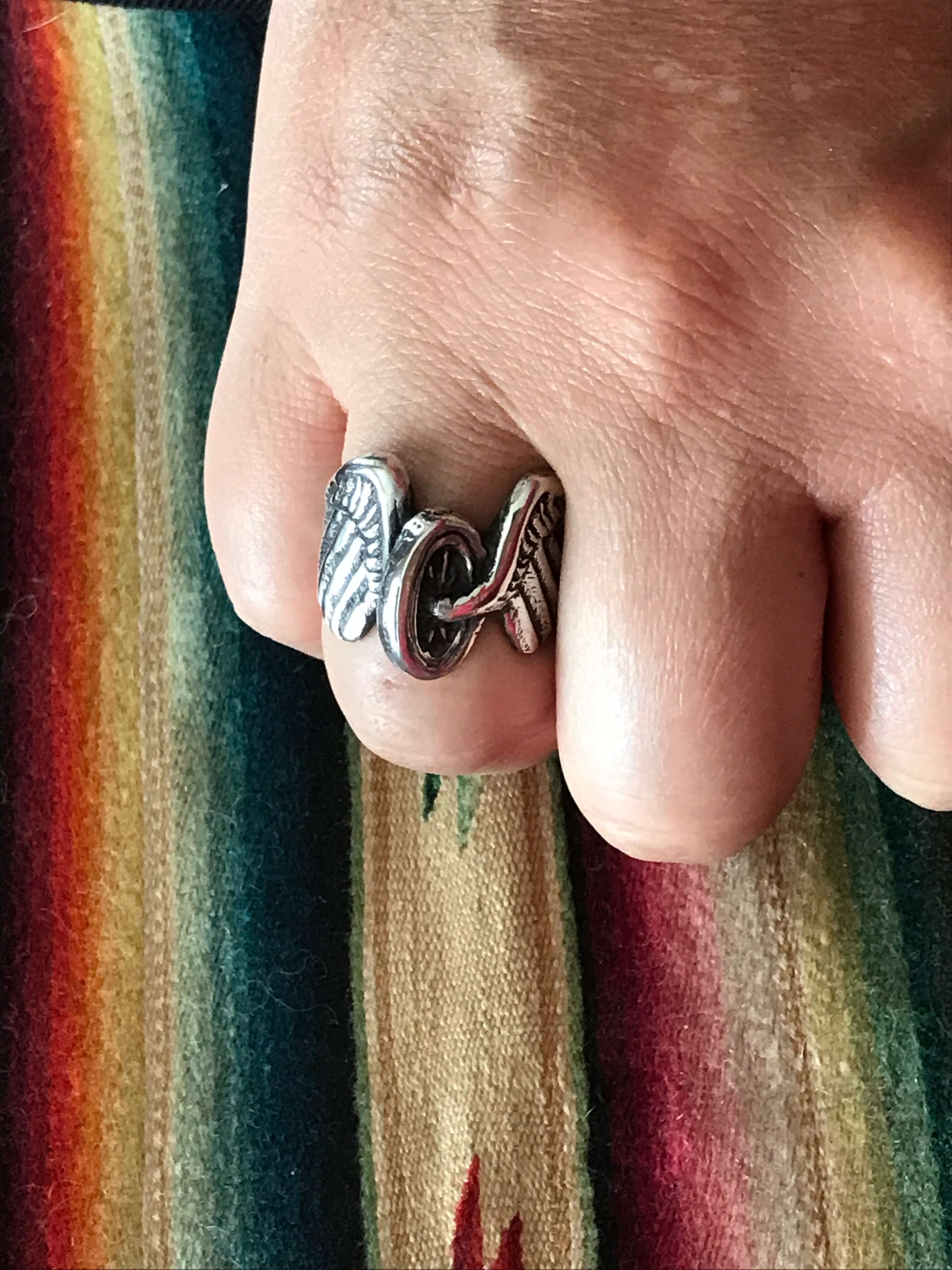 Winged Wheel Ring - Image 4