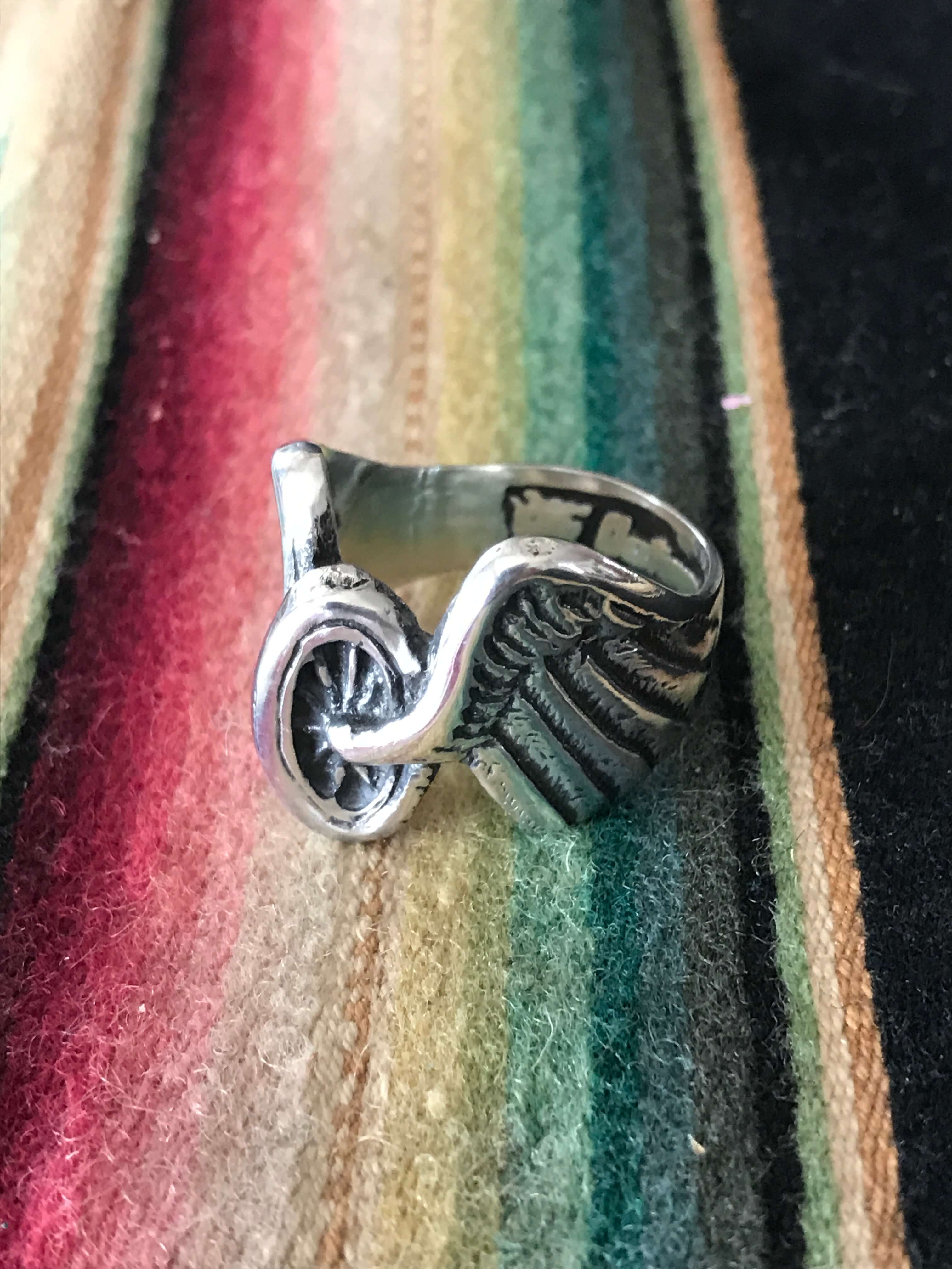 Winged Wheel Ring - Image 6