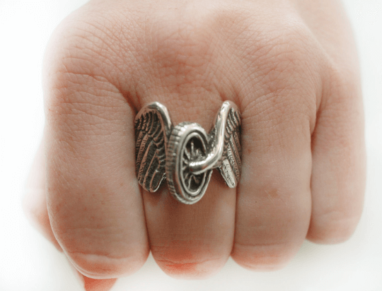 Winged Wheel Ring - Image 10