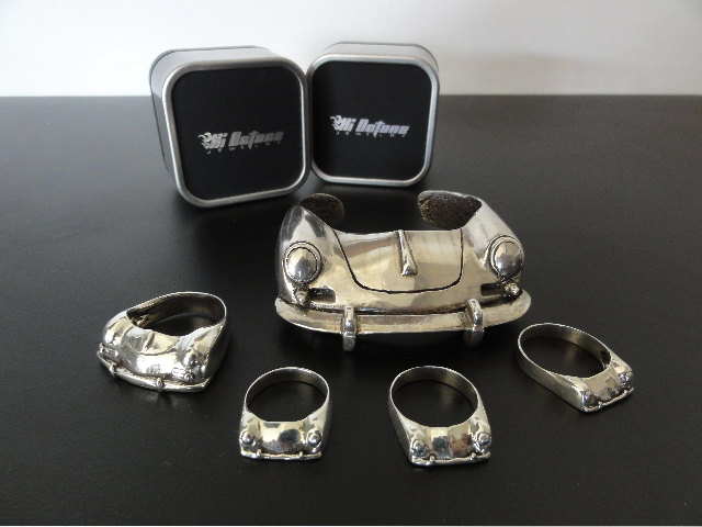 356 Porsche-esque Cuff Bracelet in 14K Gold