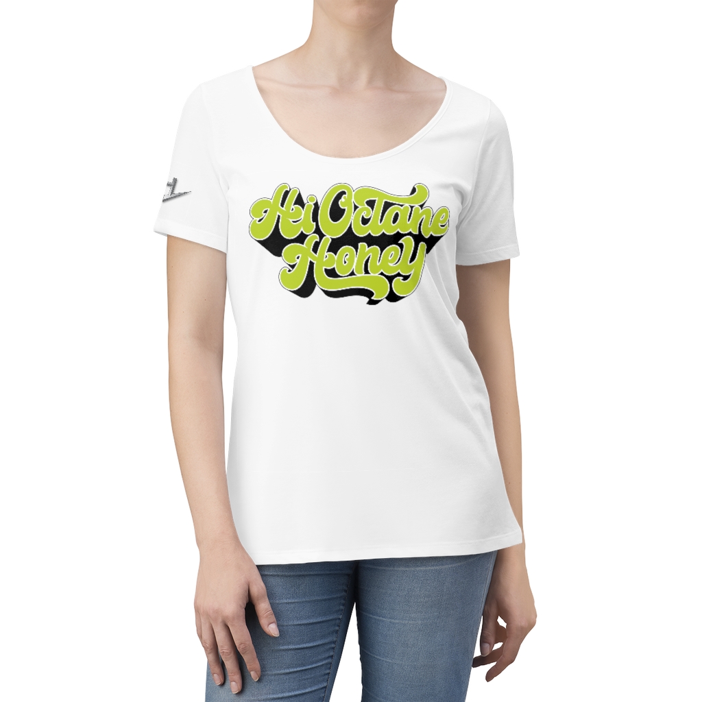 HiOctane Honey Scoop Neck T-shirt - Image 4