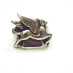 Alternative view of "Mobil" Flying Pegasus Horse Signet Ring
