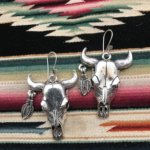 Alternative view of Steerskull Statement Earrings