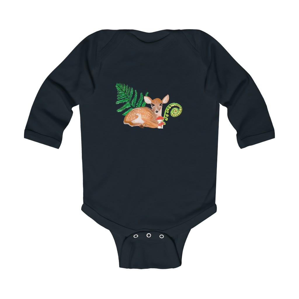 Woodland Infant Long Sleeve Bodysuit - Image 5