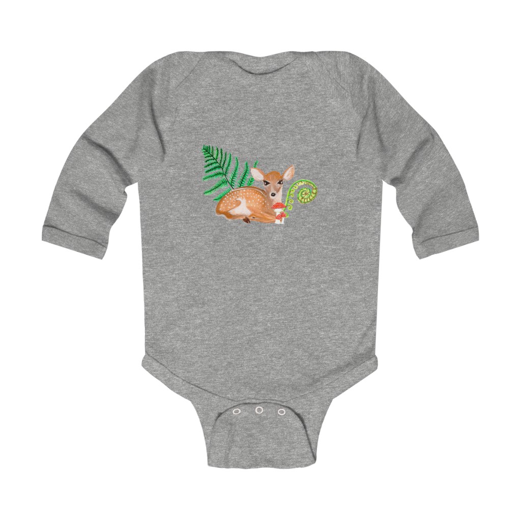 Woodland Infant Long Sleeve Bodysuit - Image 2
