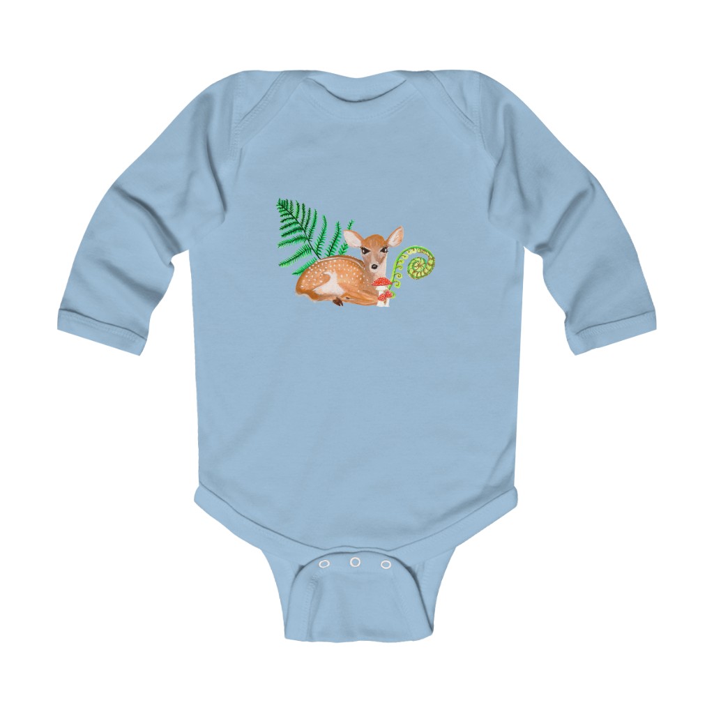 Woodland Infant Long Sleeve Bodysuit - Image 4