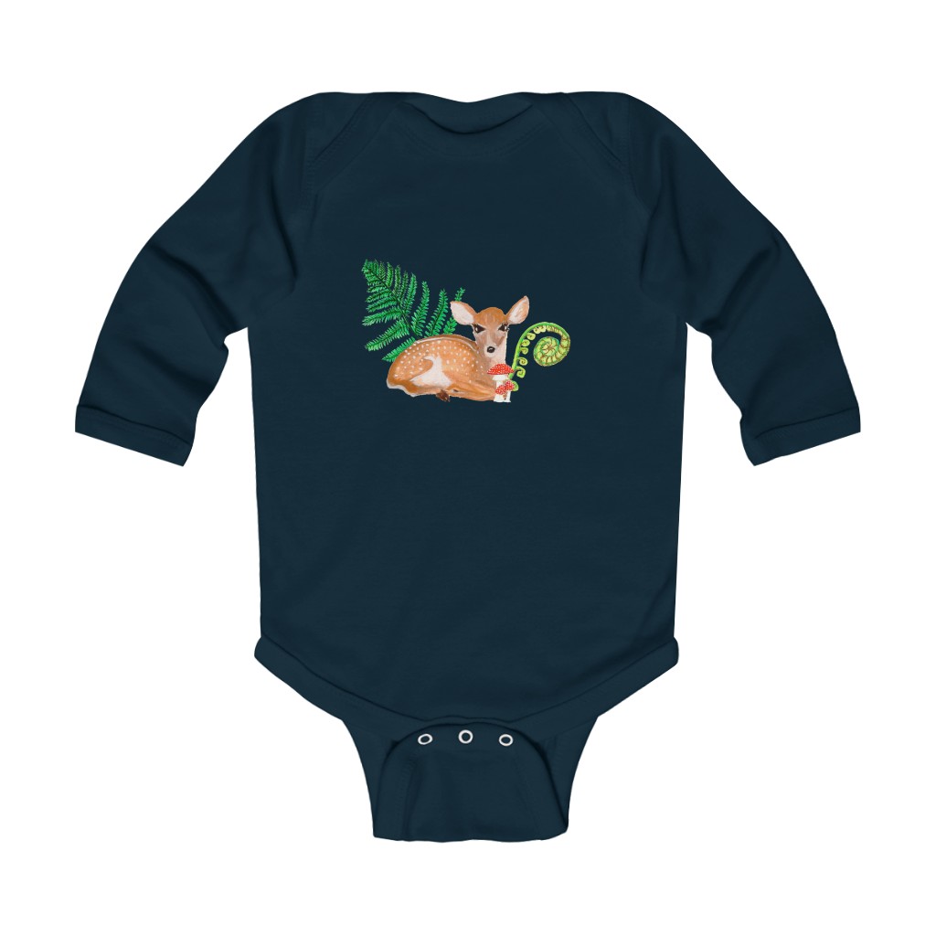 Woodland Infant Long Sleeve Bodysuit - Image 6