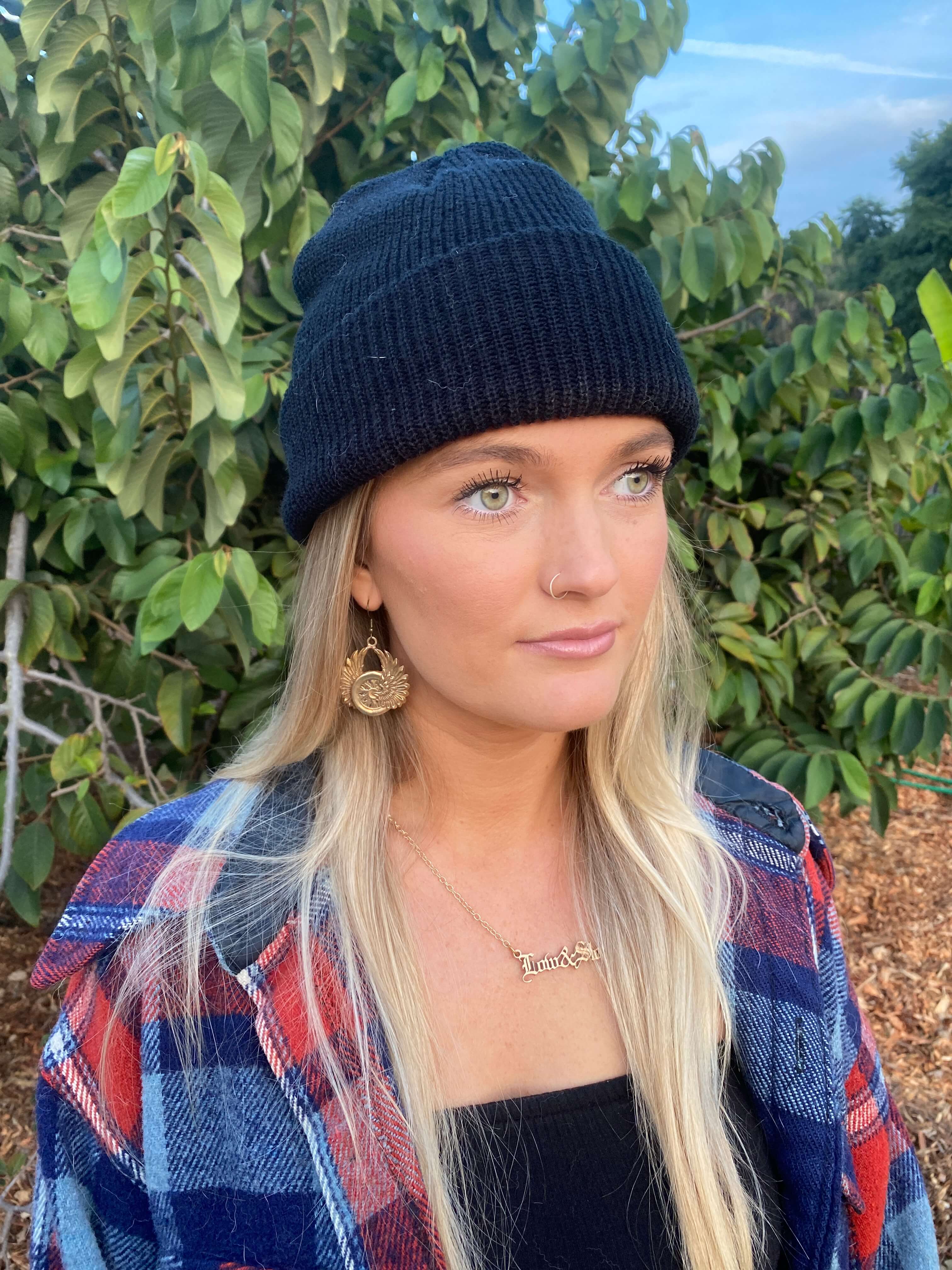 Winged Wheel Motorcycle Earrings - Image 9