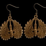 Alternative view of Winged Sparkplug Earrings