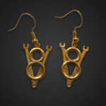 Wrench V8 Earrings 14KT Gold Plate