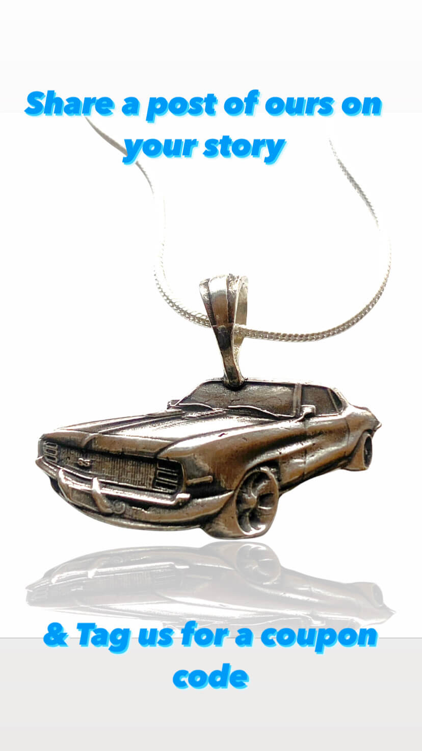 Chevy SS Camaro Necklace - Image 2