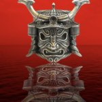 Samurai Ring, Solid Silver Samurai Ring, Mens Samurai Ring, Warrior Mens Ring, Japanese Silver Ring, Japanese Samurai Ring Mens Gift