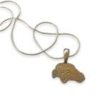 Alternative view of Volkswagon Beetle Necklace VW Bug Pendant