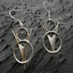 Dainty V8 Earrings Hot Rod Girl Style