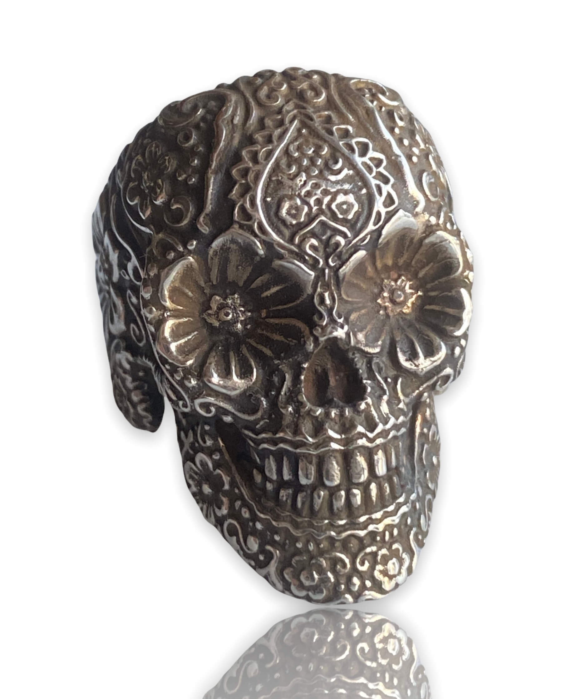 Sugar Skull Ring Dia De Los Muertos Calavera Ring - Image 9