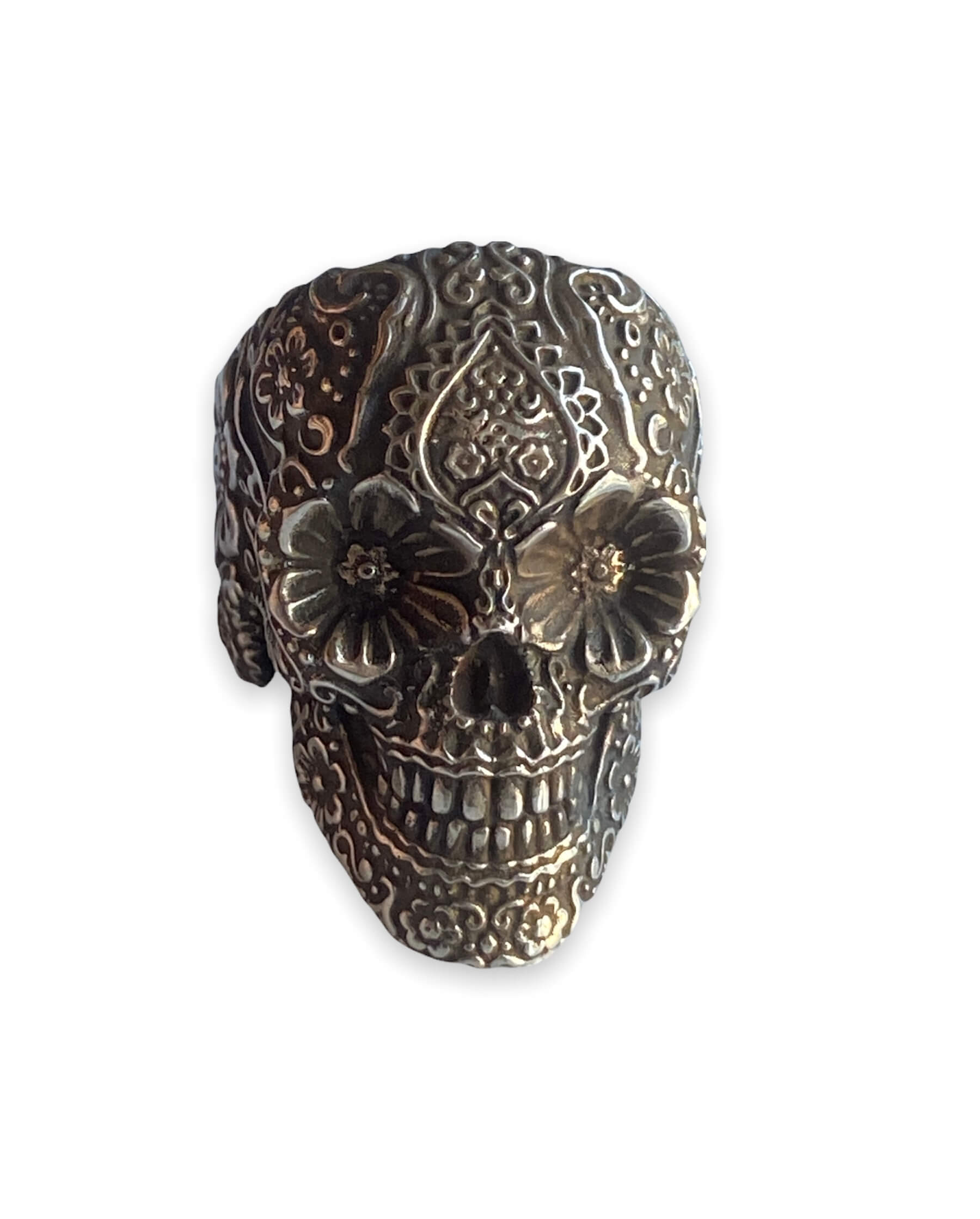 Sugar Skull Ring Dia De Los Muertos Calavera Ring - Image 5