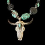 Turquoise Steer Skull