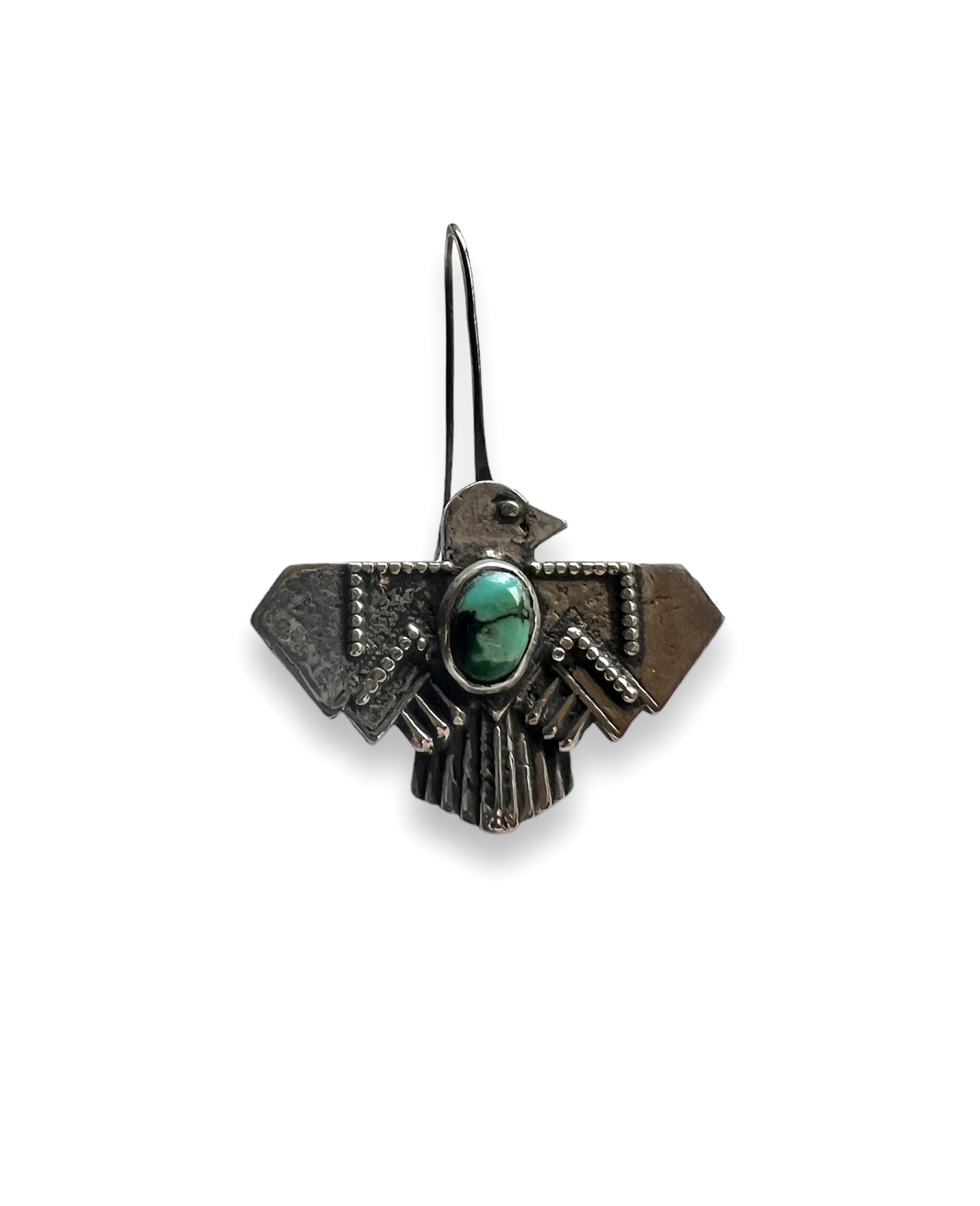 Thunderbird Turquoise Earrings - Image 4