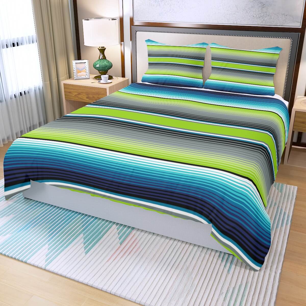 Baja Bound Van Life 3 Piece Duvet Cover Set - Image 3
