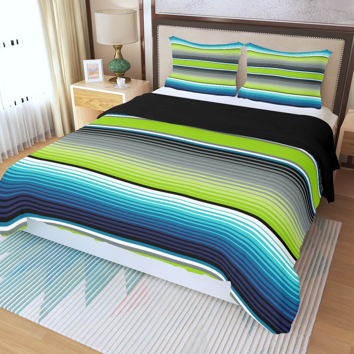 Baja Bound Van Life 3 Piece Duvet Cover Set - Image 2