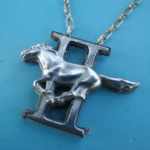 Pony Girl Upcycled Mustang II Necklace