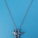 Alternative view of Pony Girl Upcycled Mustang II Necklace
