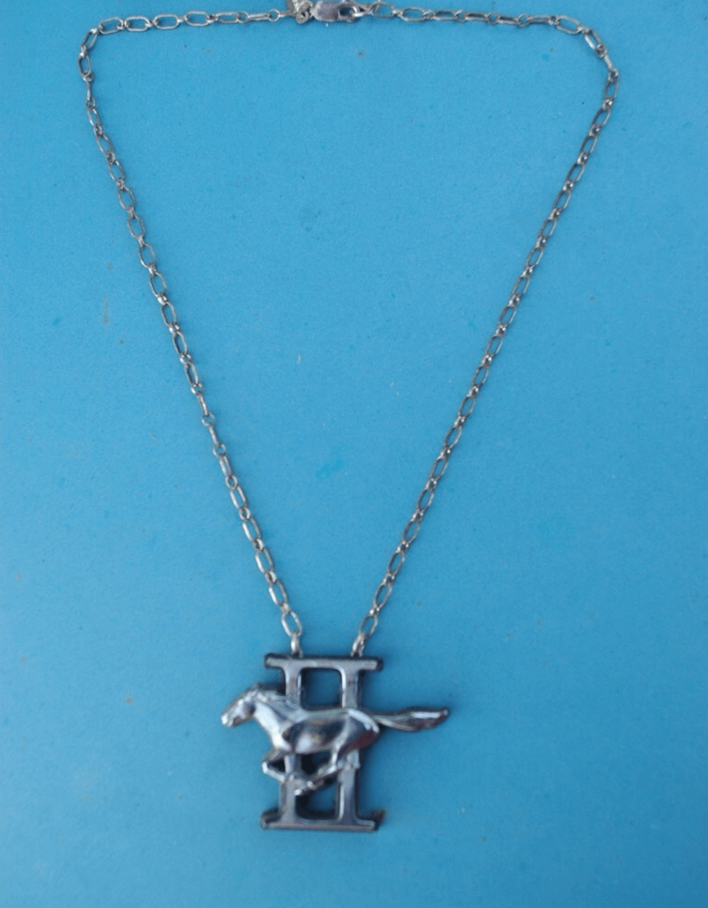 Pony Girl Upcycled Mustang II Necklace - Image 2