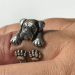 Puppy Boxer Dog Hug Ring