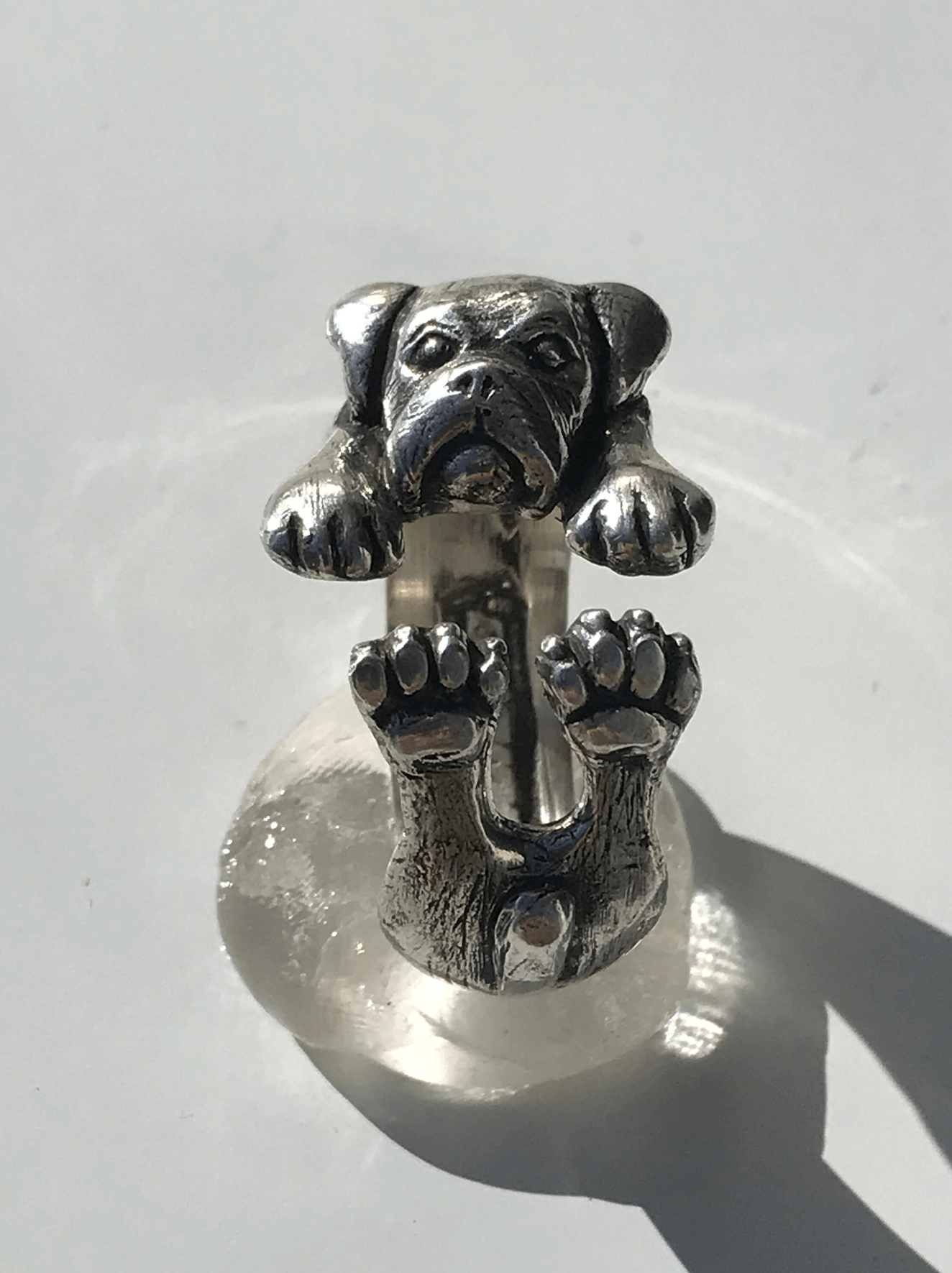 Puppy Boxer Dog Hug Ring - Image 2