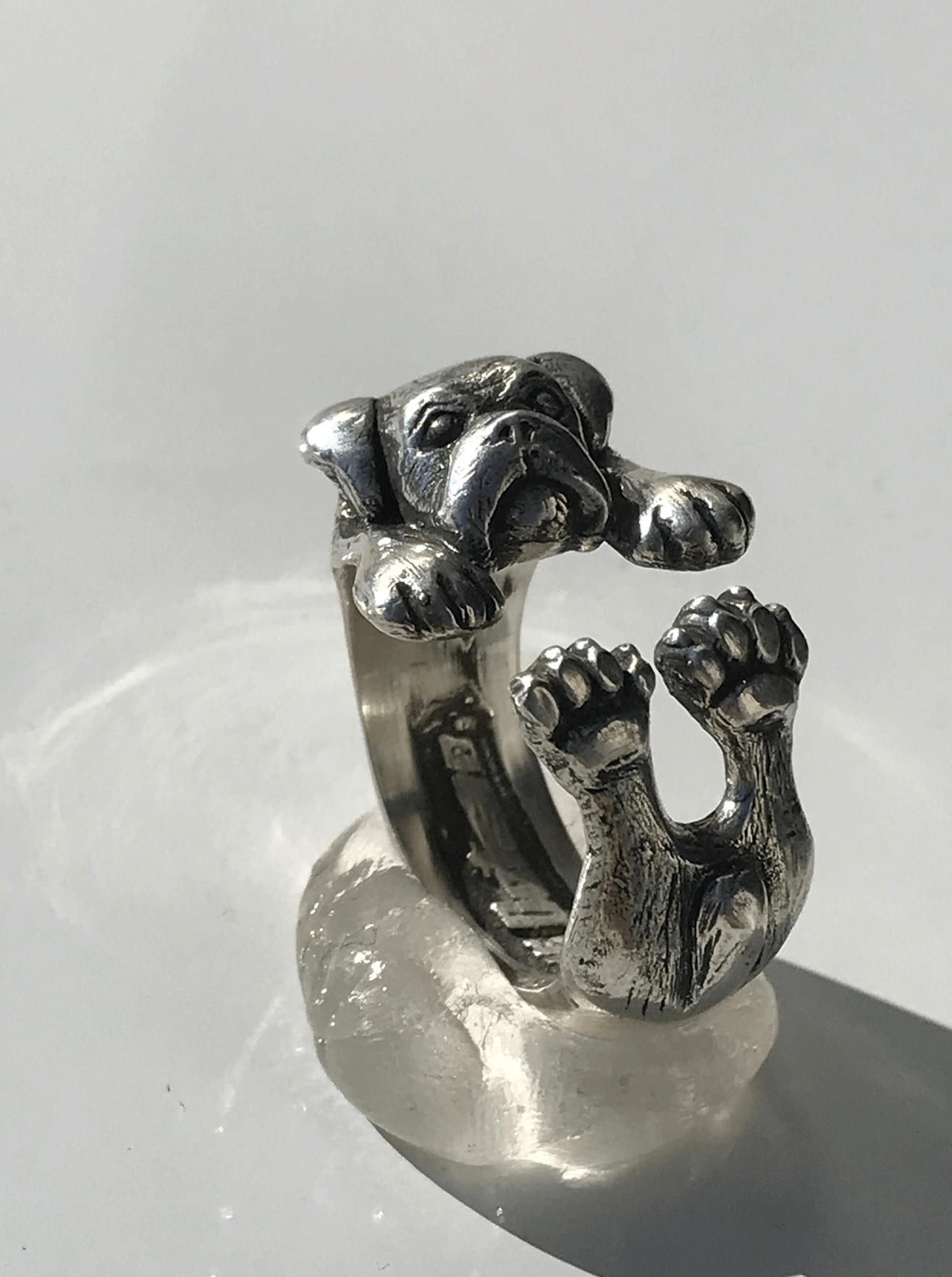 Puppy Boxer Dog Hug Ring - Image 3