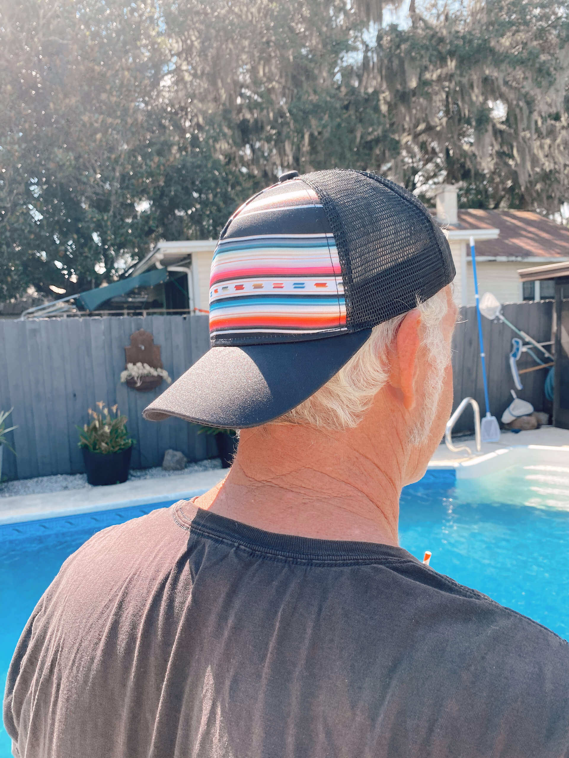 Desert Serape Cap With Mesh - Image 4