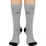 Alternative view of Hi Octane 356 Gray Cushioned Crew Socks