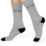 Hi Octane 356 Gray Cushioned Crew Socks