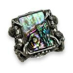 Alternative view of Mermaid Siren Stone Ring