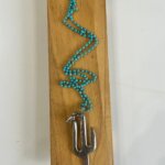 BLOOMING CACTUS LONG BEADED NECKLACE