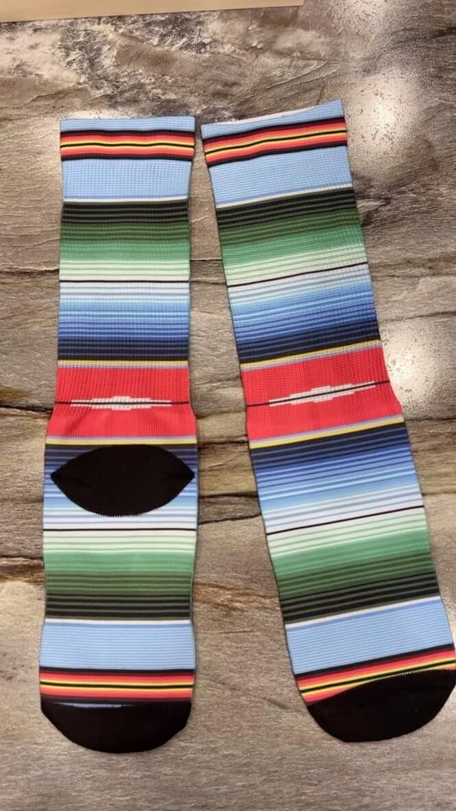 Hi Octane Skeleton Bay Serape Socks - Image 7