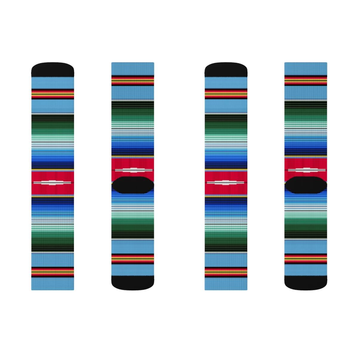 Hi Octane Skeleton Bay Serape Socks - Image 2