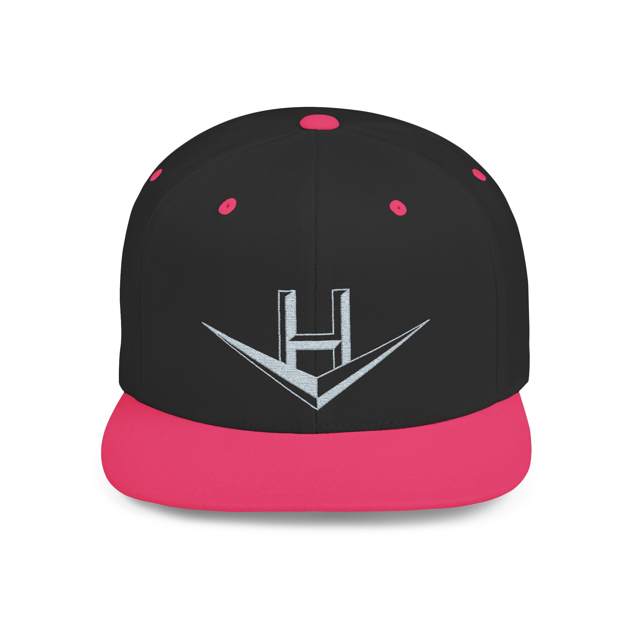 Hi Octane Embroidered Flat Bill Snapback Hat Gray Logo - Image 10