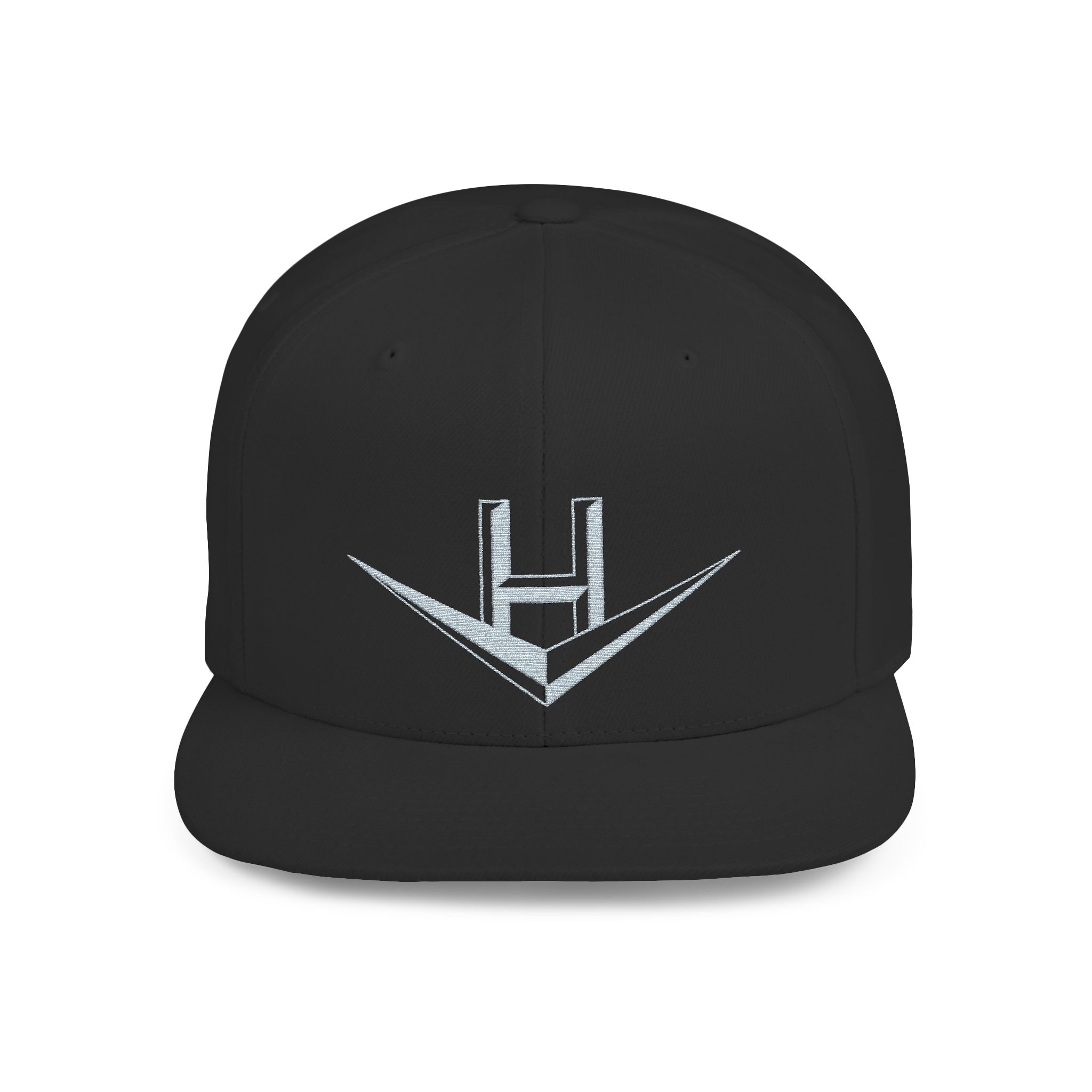 Hi Octane Embroidered Flat Bill Snapback Hat Gray Logo - Image 7