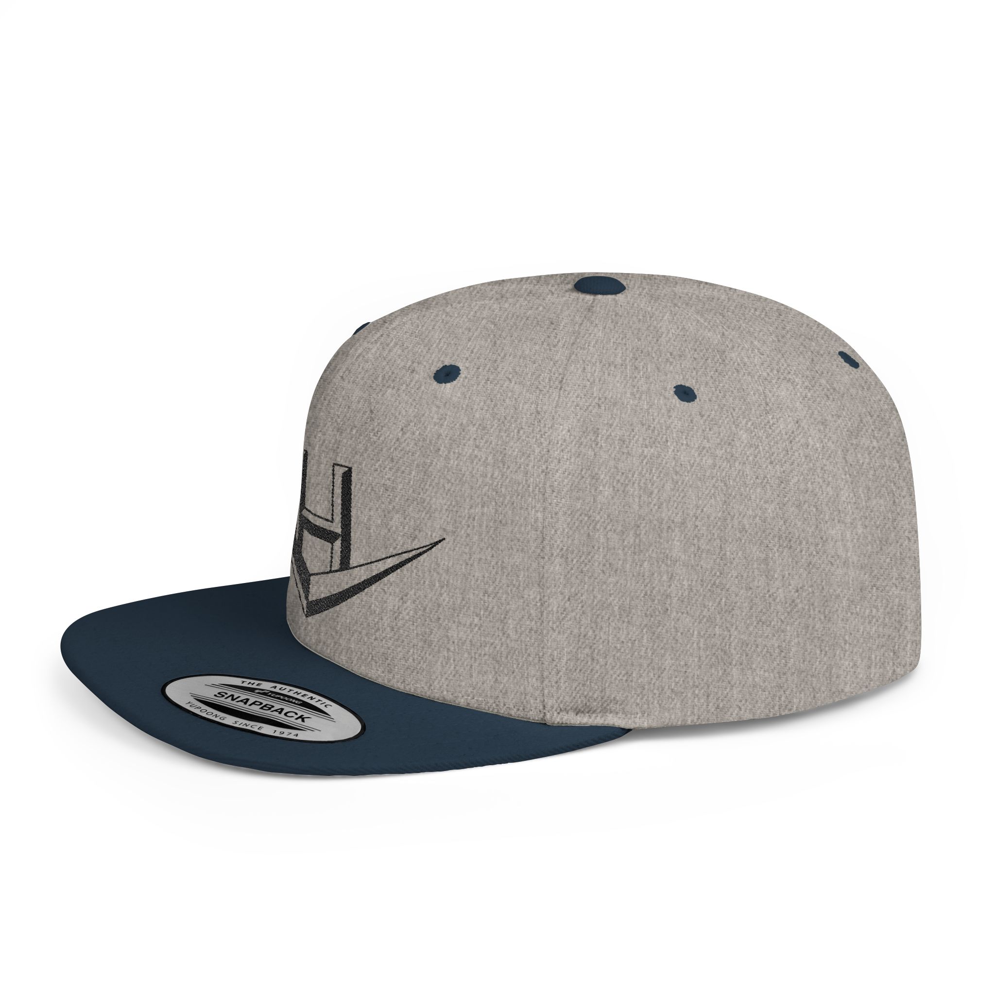 Hi Octane Embroidered Flat Bill Snapback Hat - Image 6