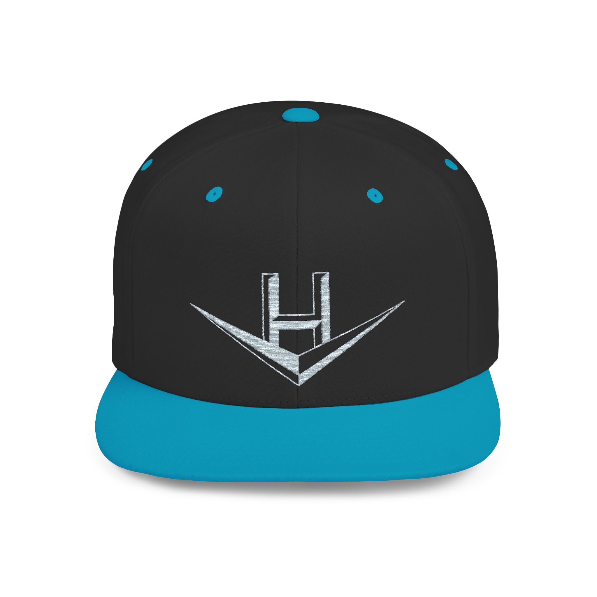 Hi Octane Embroidered Flat Bill Snapback Hat Gray Logo - Image 16