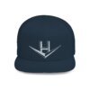 Hi Octane Embroidered Flat Bill Snapback Hat Gray Logo