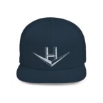 Hi Octane Embroidered Flat Bill Snapback Hat Gray Logo
