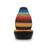Alternative view of Sunset Serape HiOctane Vibrant Car Seat Covers for a Stylish Ride, Auto Accessories, Car Interior Decor, Gift for Car Enthusiasts, Road Trip Essentials