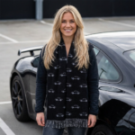 356 Porsche Black and White Light Scarf | Revv up your style